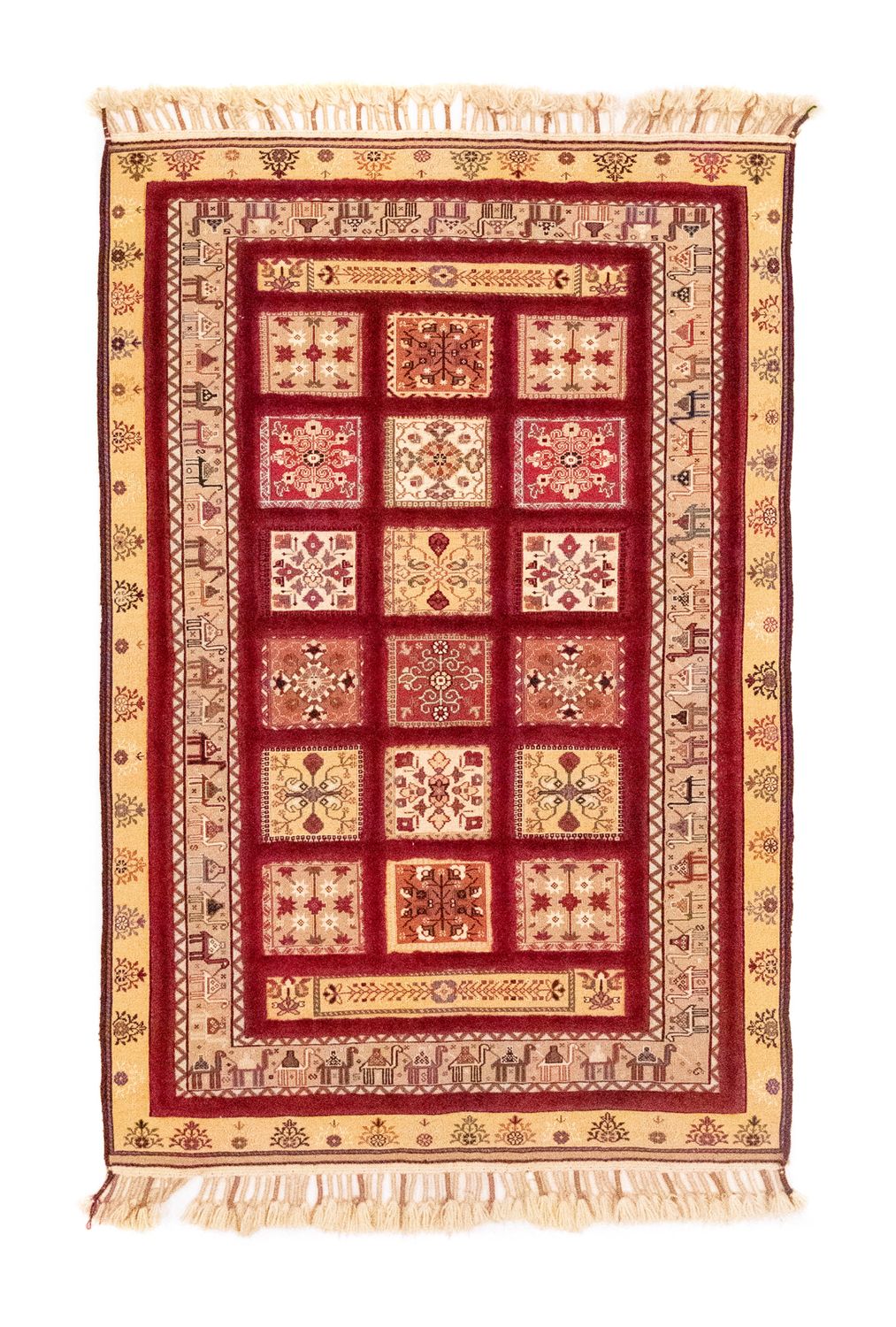 Perzisch Tapijt - Nomadisch - 148 x 105 cm - rood
