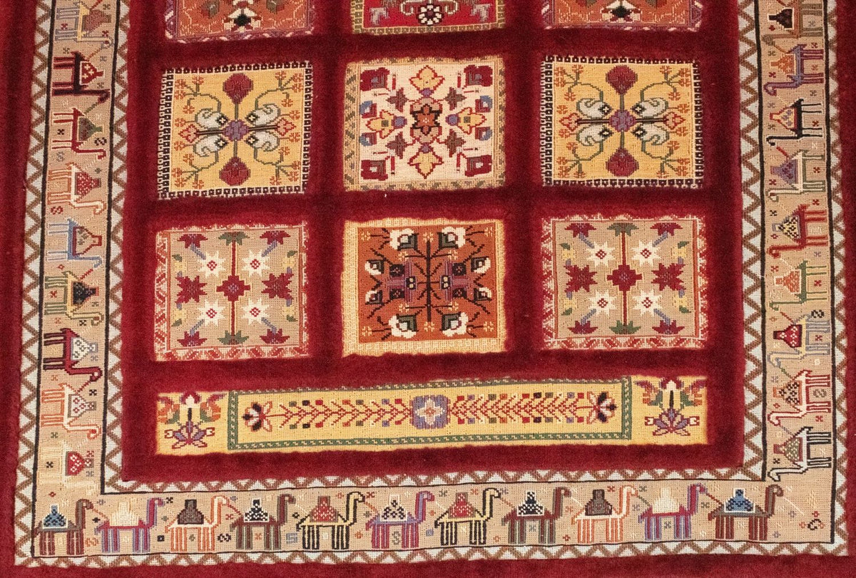 Perzisch Tapijt - Nomadisch - 148 x 105 cm - rood