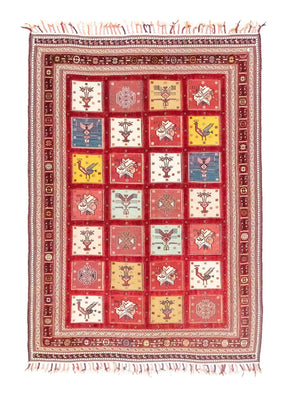 Perzisch Tapijt - Nomadisch - 170 x 120 cm - rood