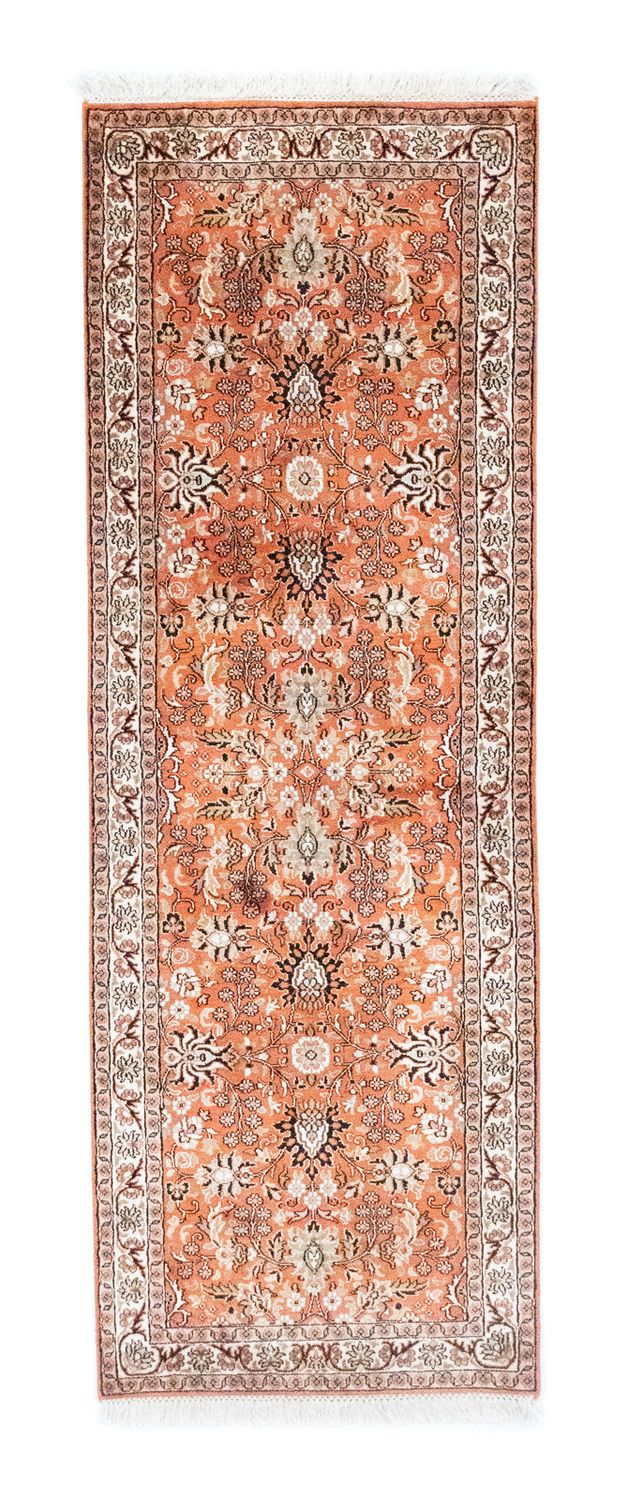 Loper Zijden tapijt - Kashmir Silk - 177 x 61 cm - oranje