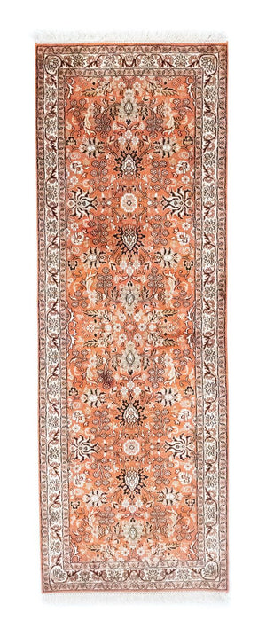 Loper Zijden tapijt - Kashmir Silk - 177 x 61 cm - oranje