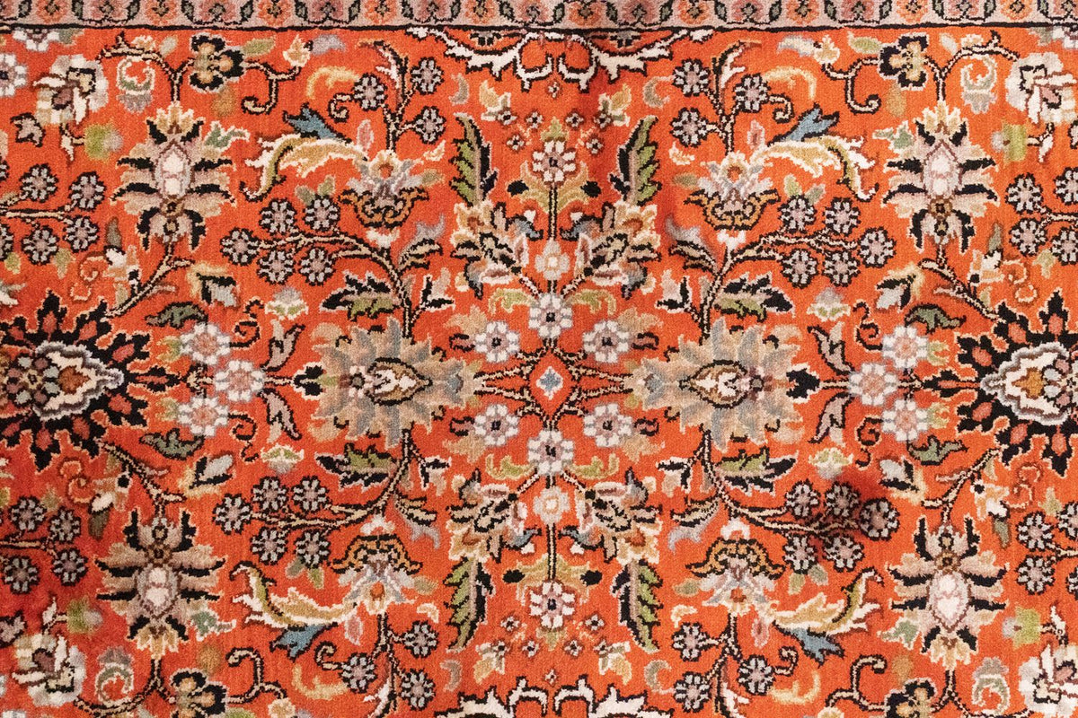 Loper Zijden tapijt - Kashmir Silk - 177 x 61 cm - oranje