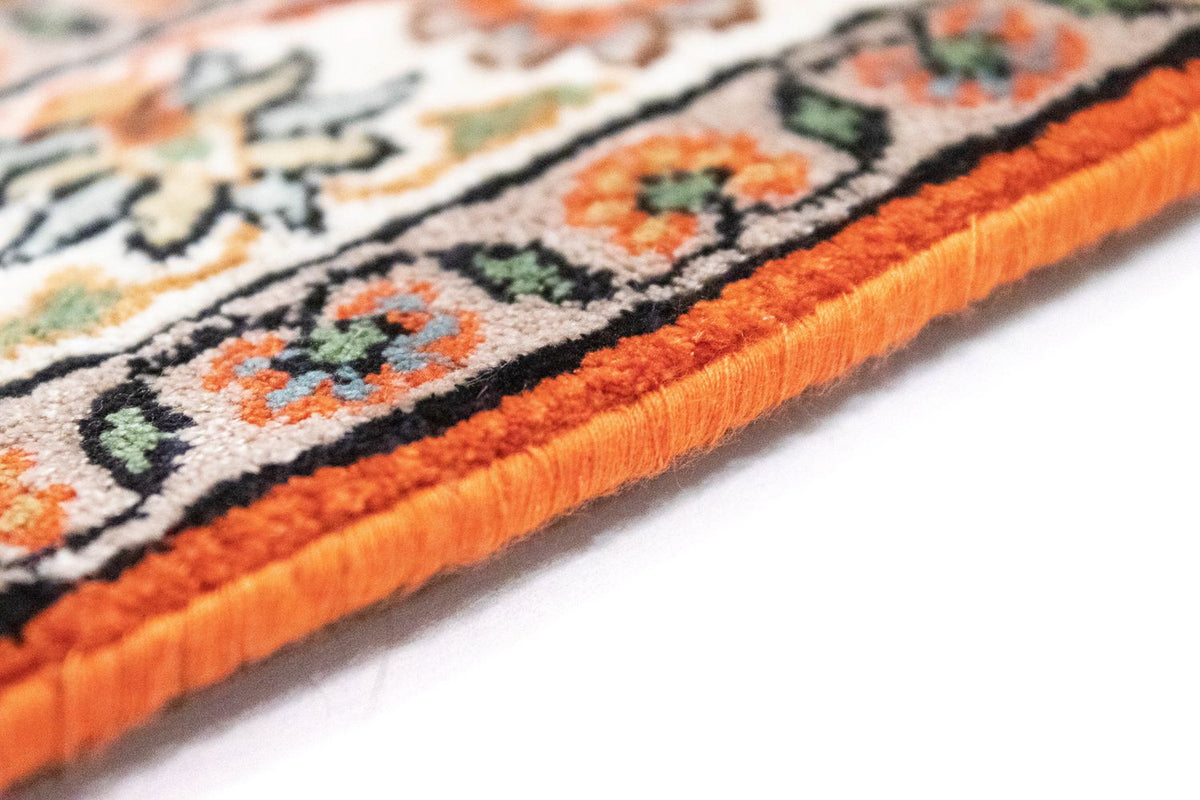 Loper Zijden tapijt - Kashmir Silk - 177 x 61 cm - oranje