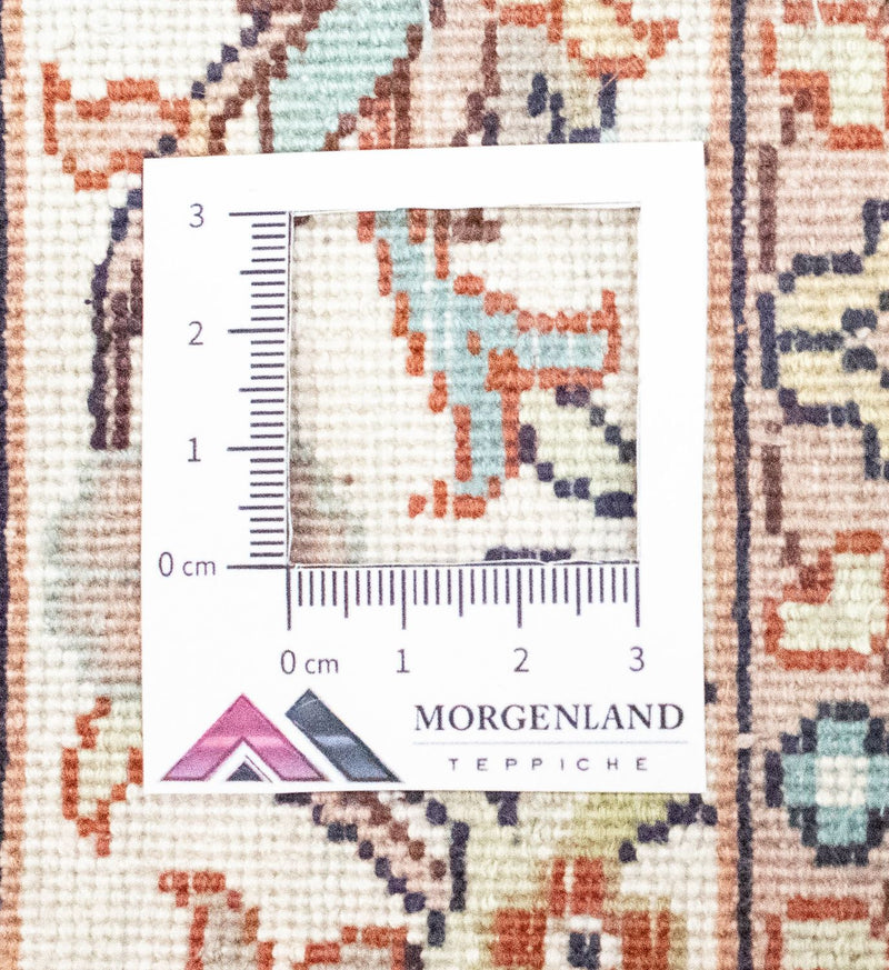 Zijden tapijt - Kashmir Silk - 125 x 80 cm - beige