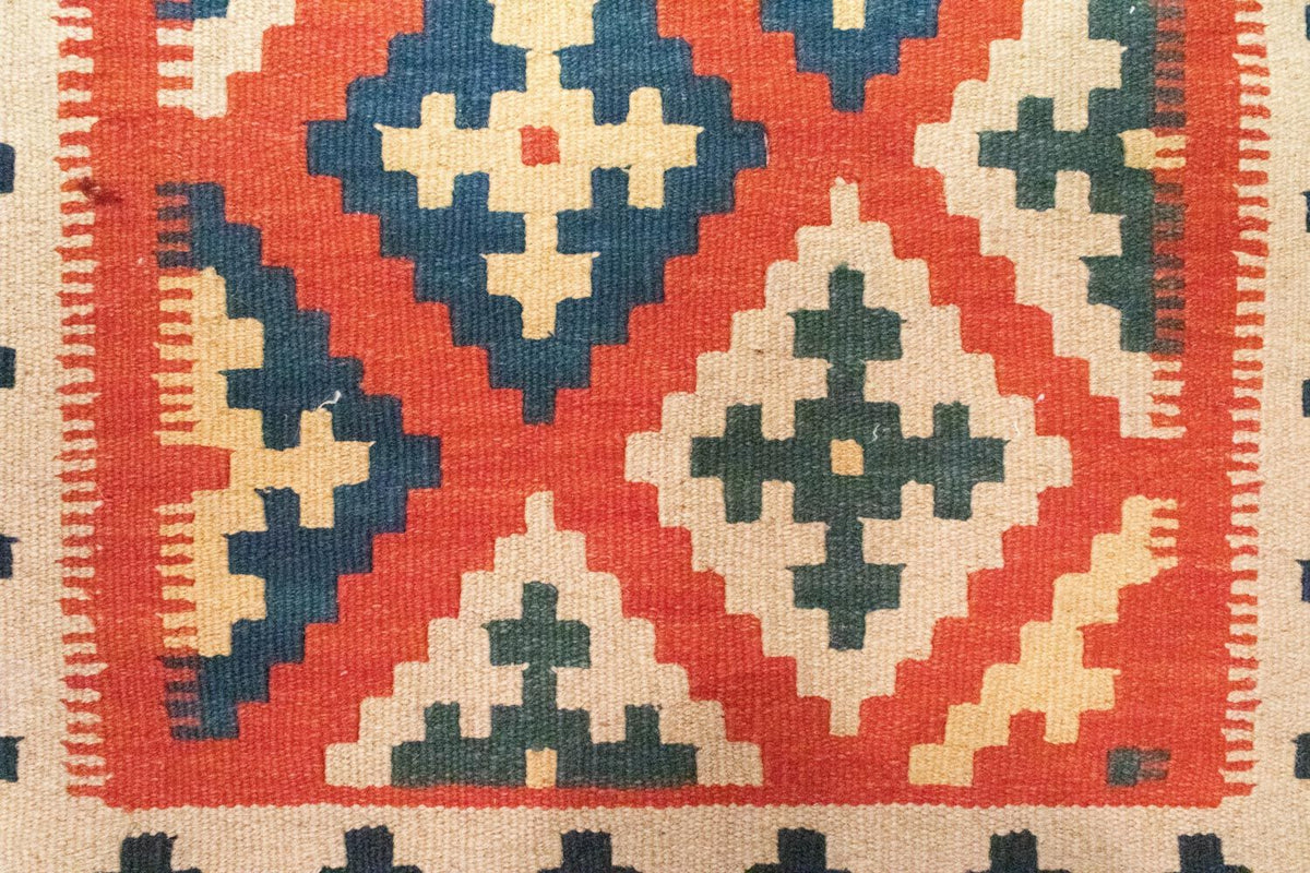 Kelim tapijt - Oosters - 87 x 64 cm - oranje