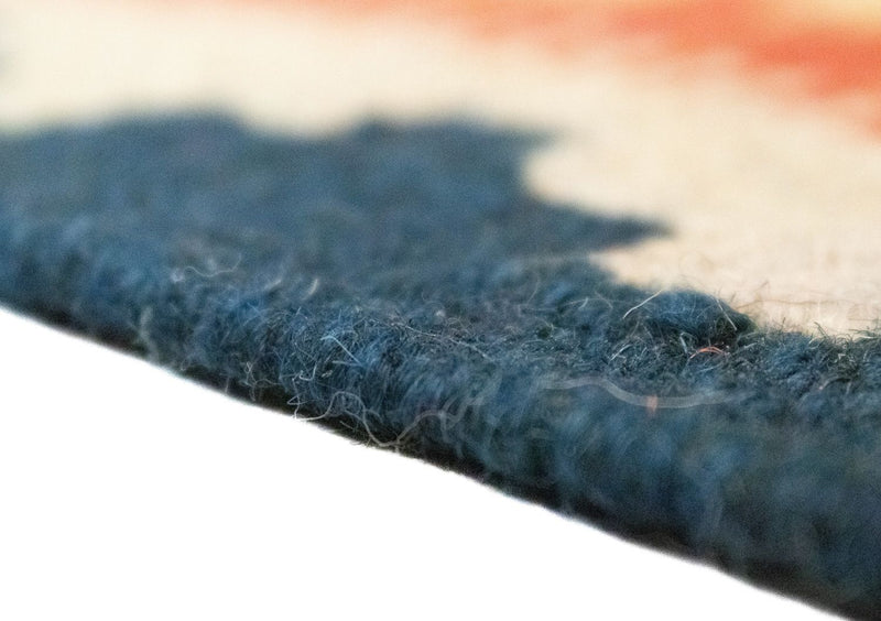 Kelim tapijt - Oosters - 87 x 64 cm - oranje