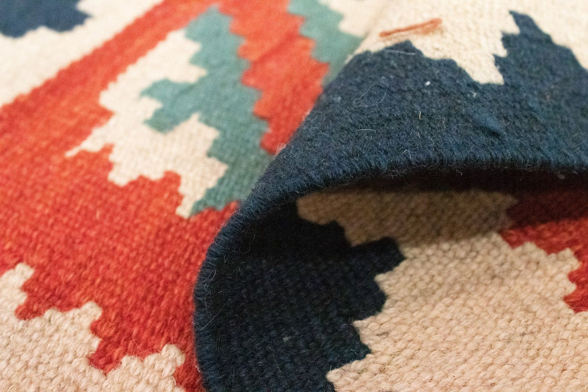 Kelim tapijt - Oosters - 97 x 60 cm - oranje