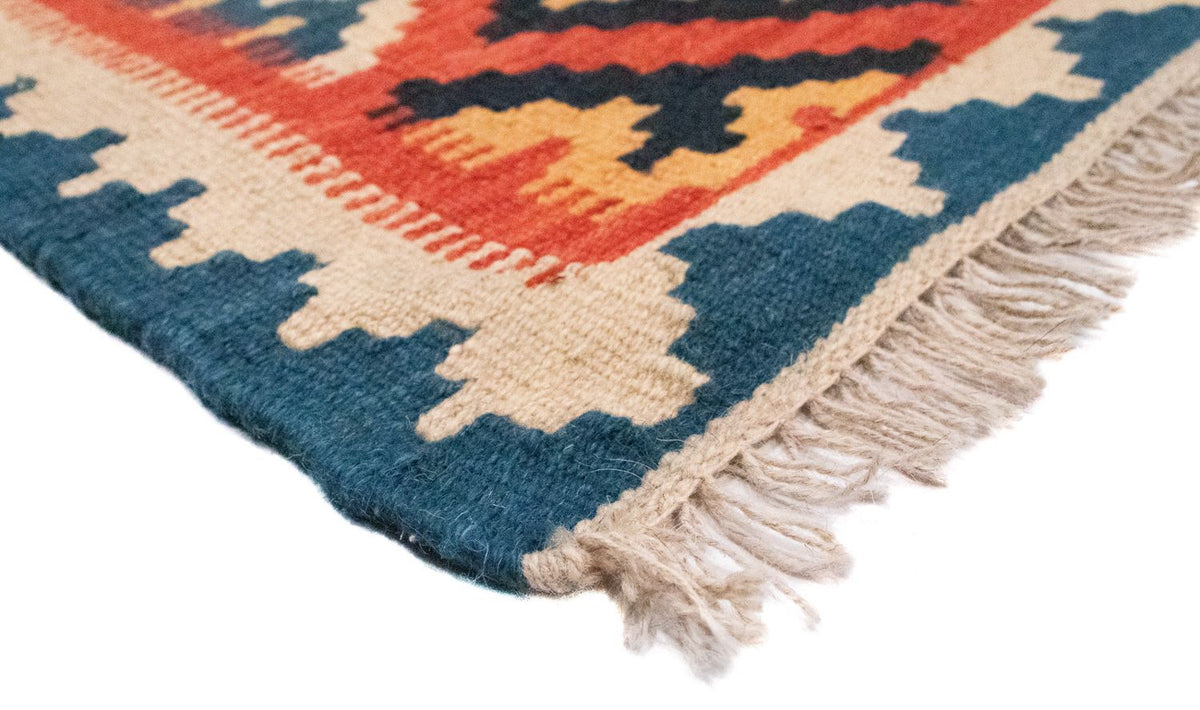 Kelim tapijt - Oosters - 95 x 64 cm - oranje