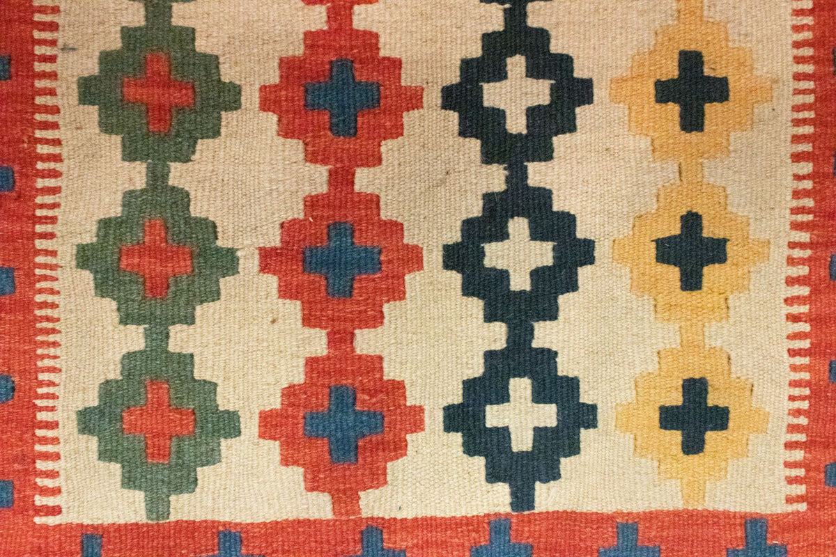 Kelim tapijt - Oosters - 90 x 60 cm - beige