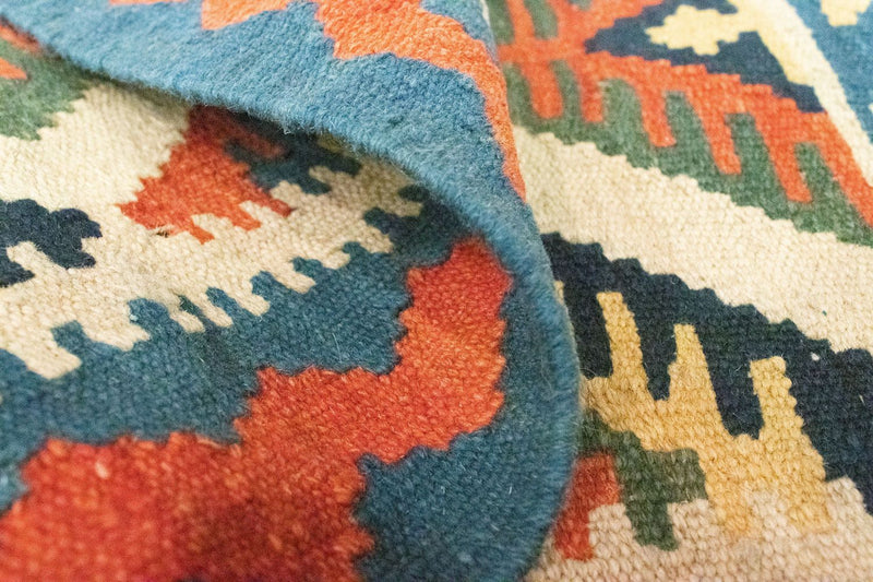 Kelim tapijt - Oosters - 90 x 64 cm - beige