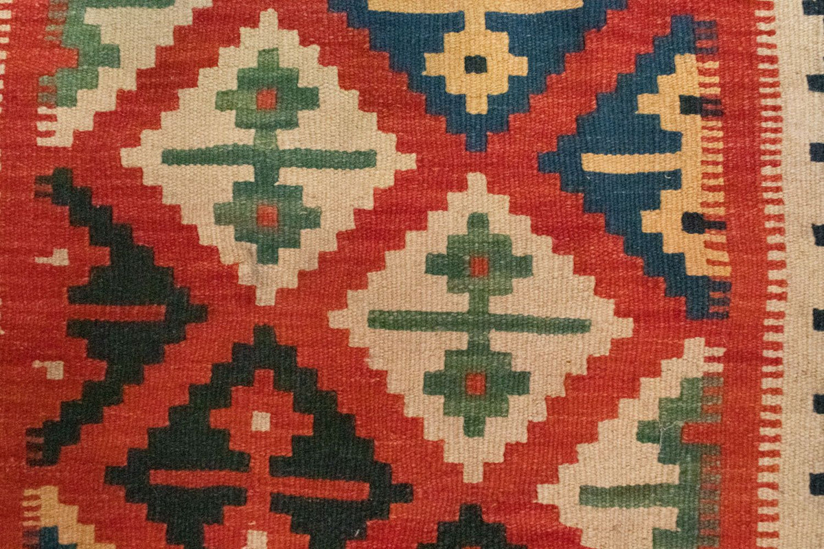 Kelim tapijt - Oosters - 92 x 62 cm - veelkleurig