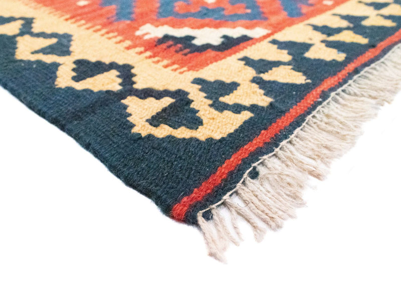 Kelim tapijt - Oosters - 90 x 62 cm - oranje