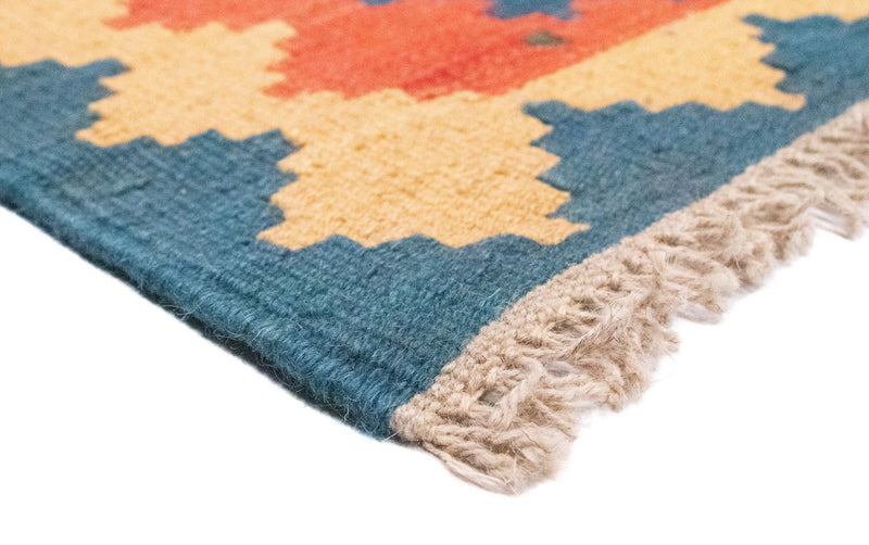 Kelim tapijt - Oosters - 90 x 64 cm - oranje