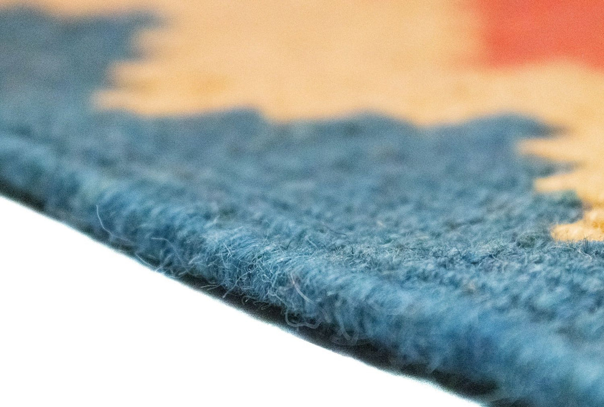 Kelim tapijt - Oosters - 90 x 64 cm - oranje