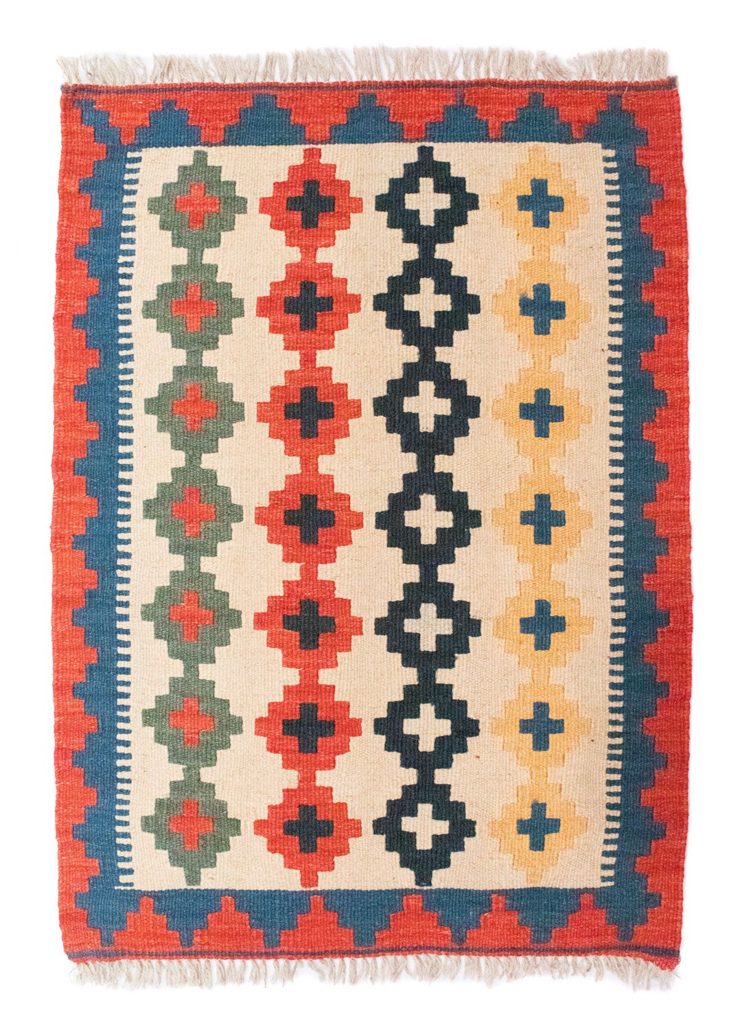 Kelim tapijt - Oosters - 86 x 62 cm - beige