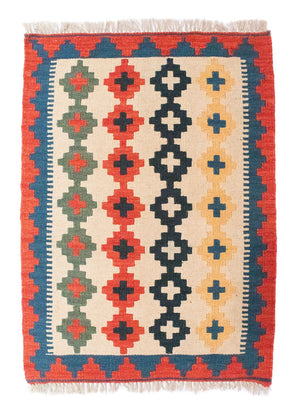 Kelim tapijt - Oosters - 86 x 62 cm - beige