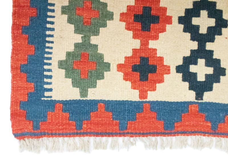 Kelim tapijt - Oosters - 86 x 62 cm - beige