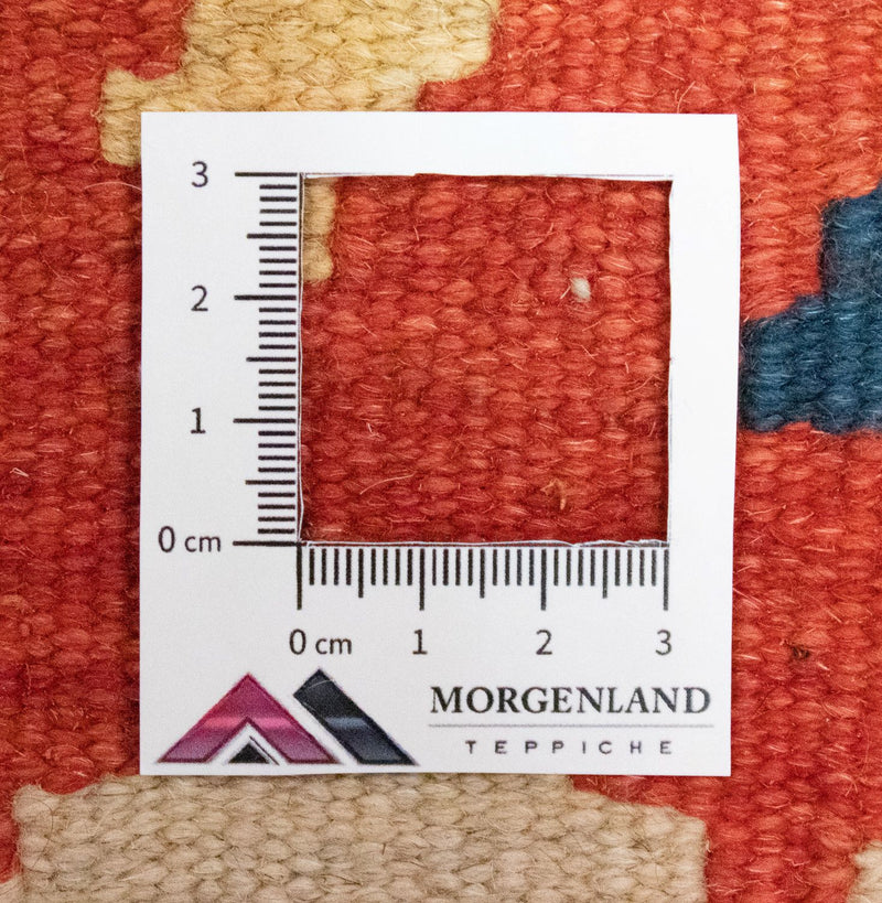 Kelim tapijt - Oosters - 90 x 65 cm - oranje