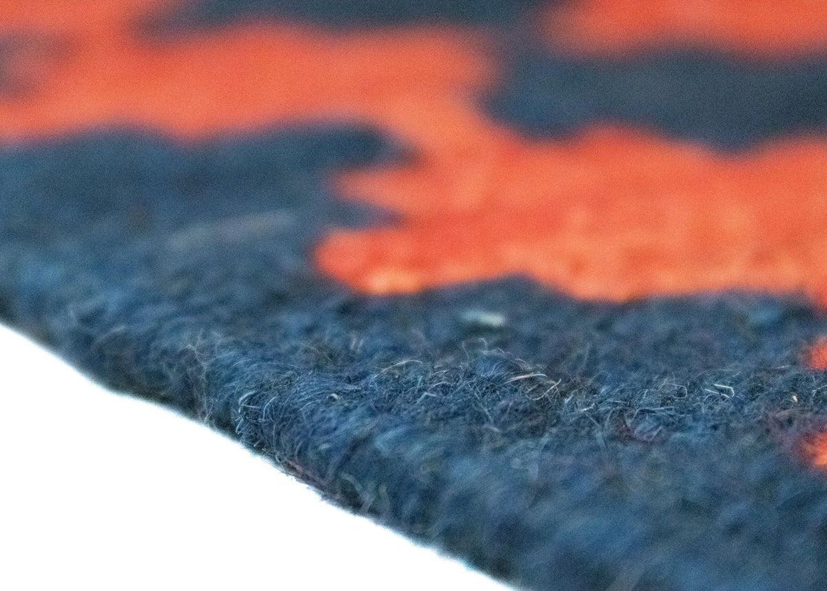 Kelim tapijt - Oosters - 96 x 64 cm - oranje