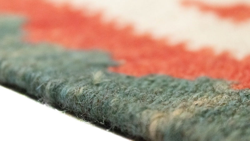 Kelim tapijt - Oosters - 93 x 61 cm - oranje