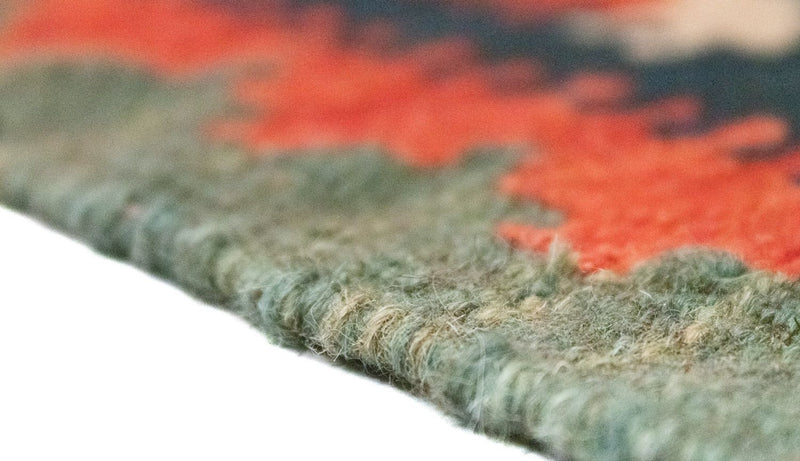 Kelim tapijt - Oosters - 95 x 65 cm - blauw