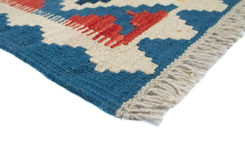 Kelim tapijt - Oosters - 86 x 61 cm - blauw