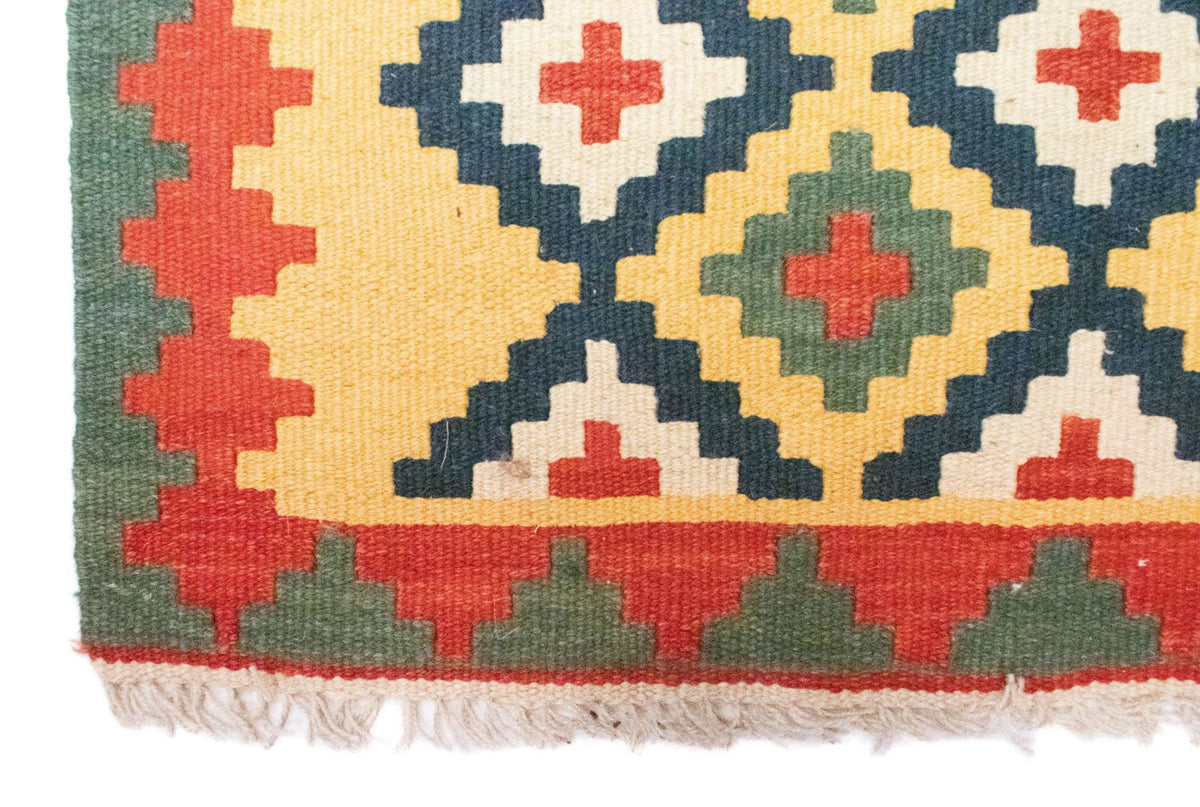 Kelim tapijt - Oosters - 83 x 62 cm - geel