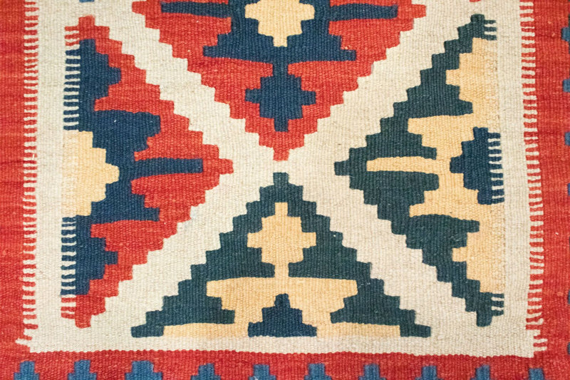 Kelim tapijt - Oosters - 85 x 64 cm - oranje