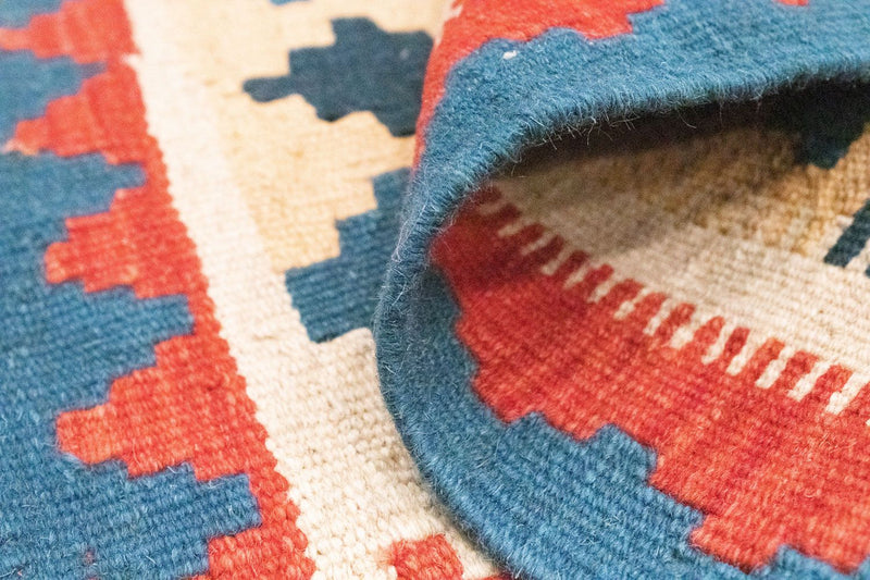 Kelim tapijt - Oosters - 85 x 64 cm - oranje