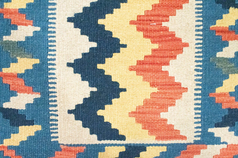 Kelim tapijt - Oosters - 91 x 61 cm - blauw