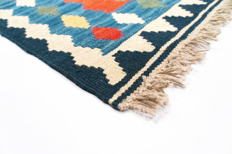 Kelim tapijt - Oosters - 96 x 63 cm - veelkleurig