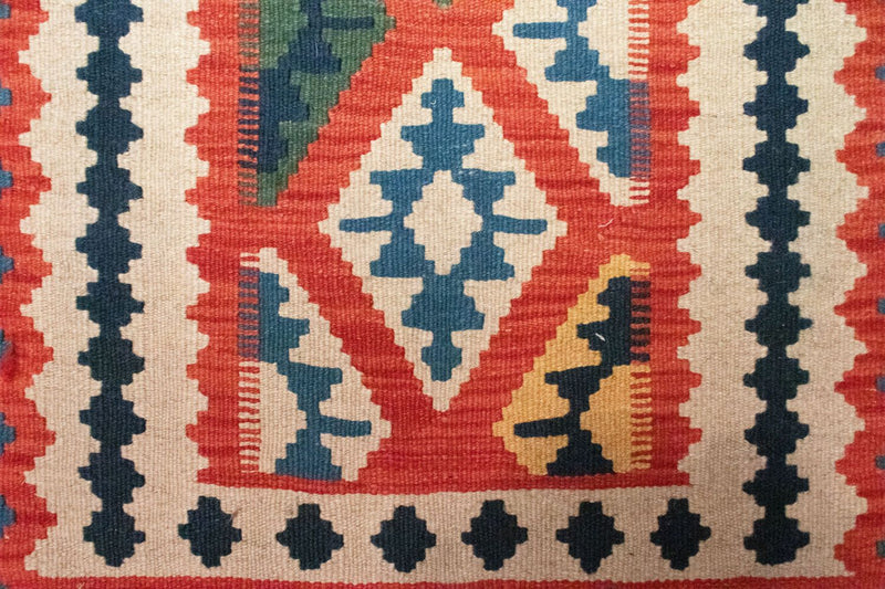 Kelim tapijt - Oosters - 93 x 67 cm - blauw