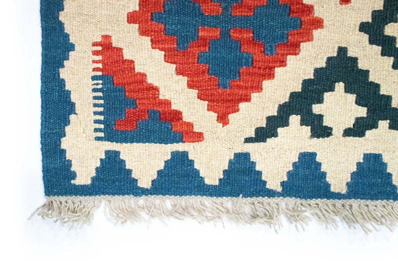 Kelim tapijt - Oosters - 90 x 60 cm - veelkleurig