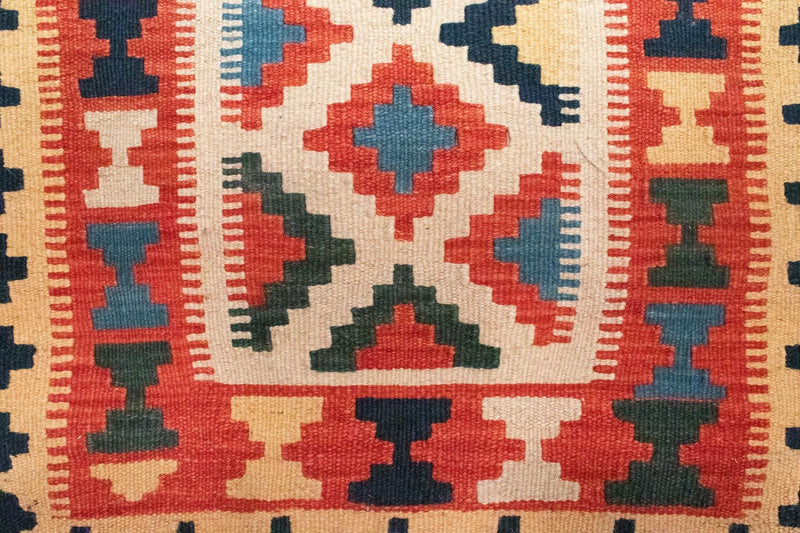 Kelim tapijt - Oosters - 101 x 63 cm - oranje