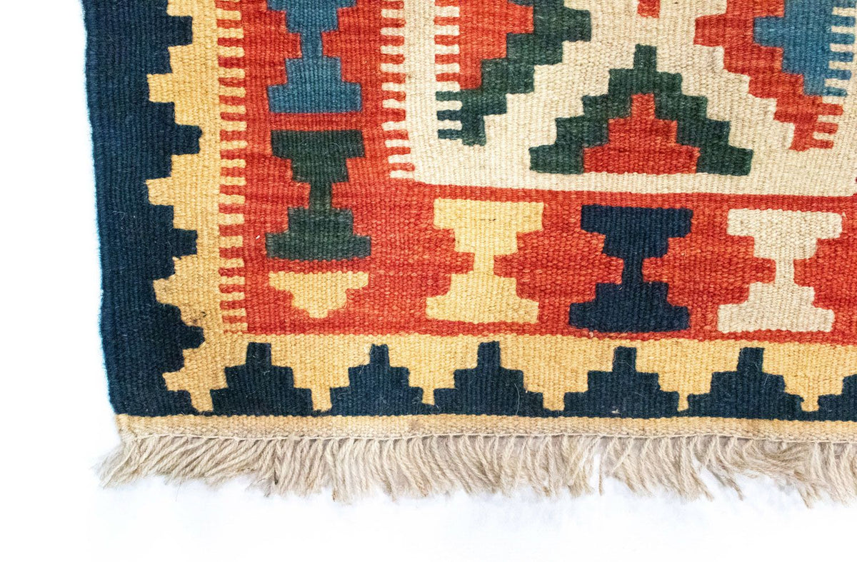 Kelim tapijt - Oosters - 101 x 63 cm - oranje