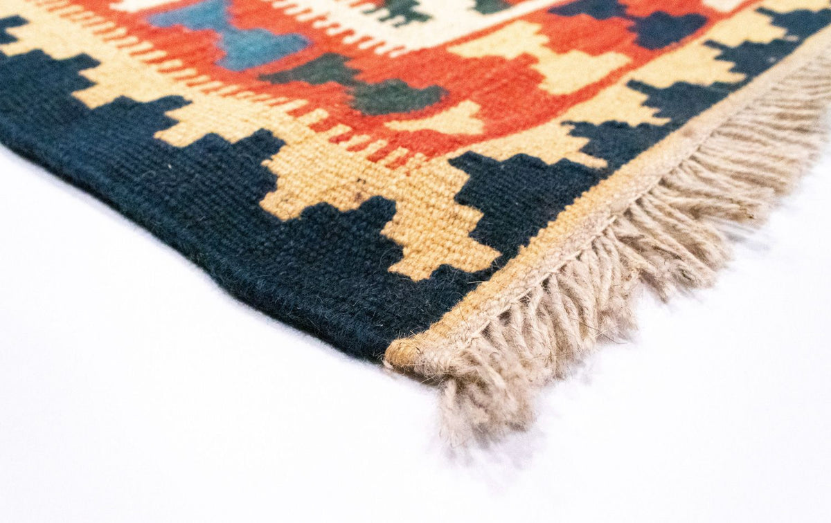 Kelim tapijt - Oosters - 101 x 63 cm - oranje