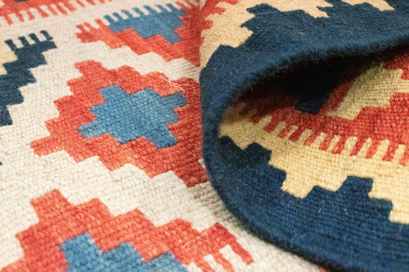 Kelim tapijt - Oosters - 101 x 63 cm - oranje