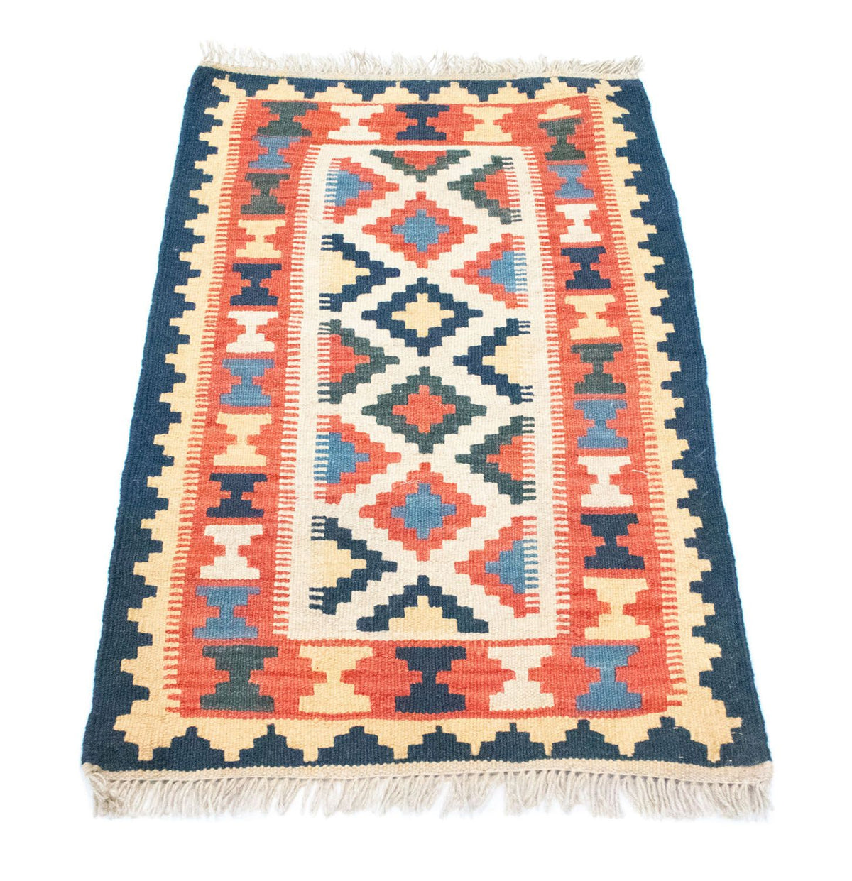 Kelim tapijt - Oosters - 101 x 63 cm - oranje