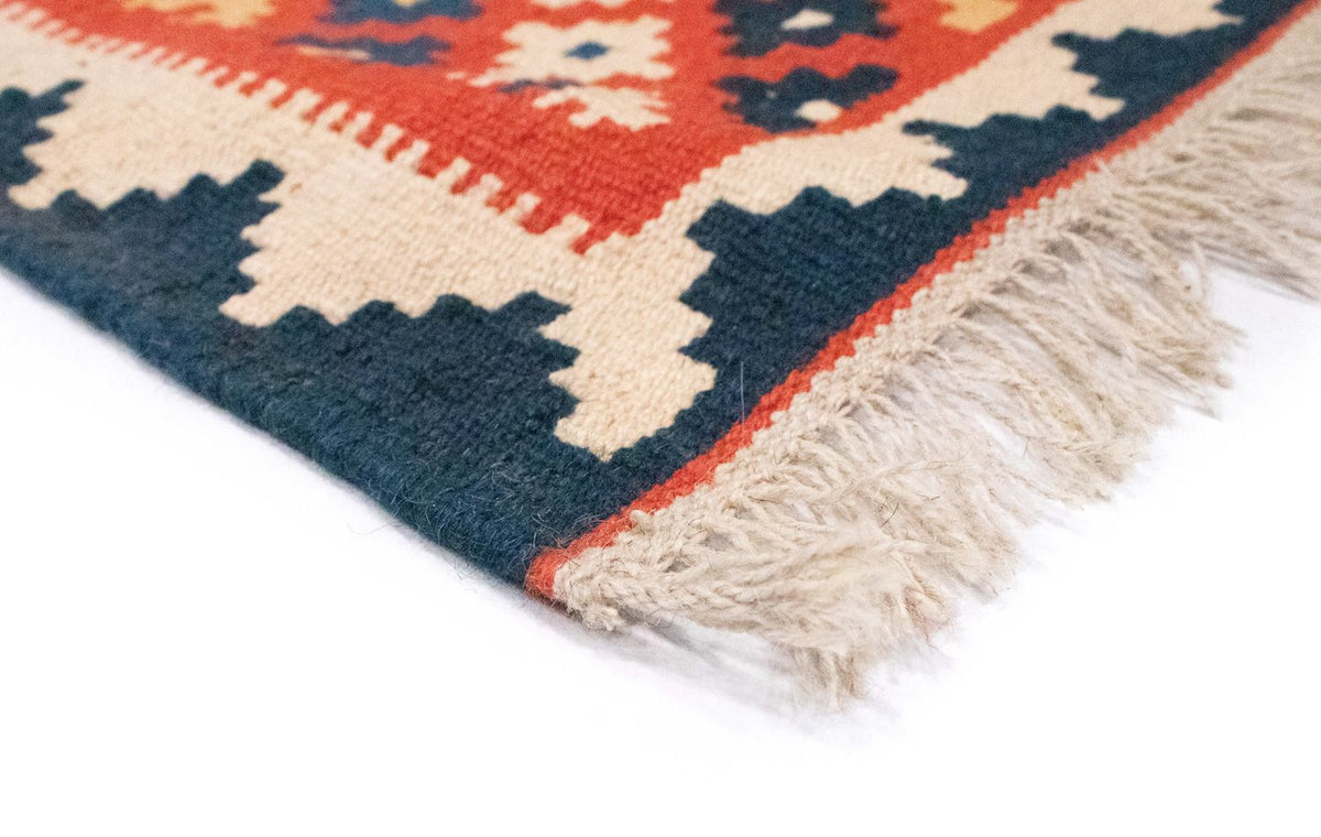 Kelim tapijt - Oosters - 98 x 65 cm - oranje