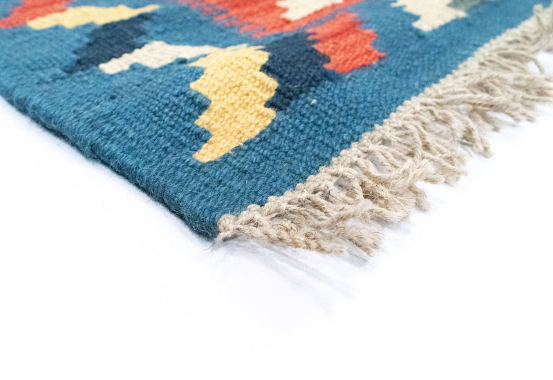 Kelim tapijt - Oosters - 87 x 62 cm - oranje