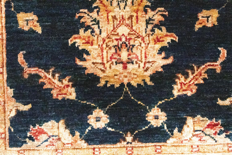 Loper Ziegler tapijt - 298 x 81 cm - blauw