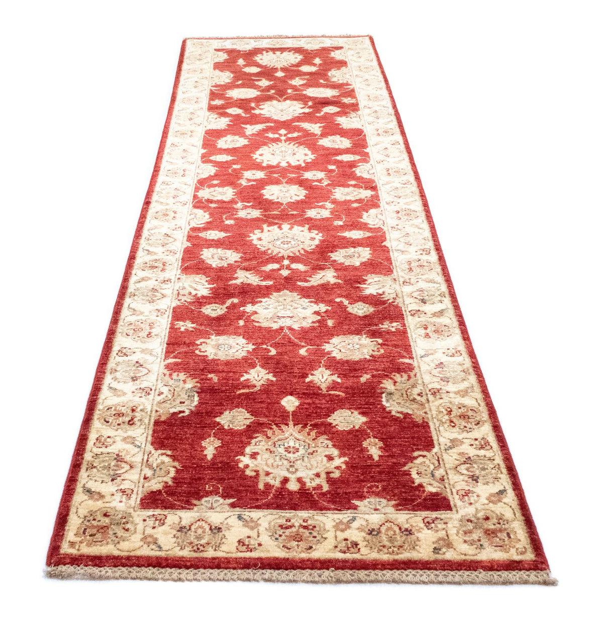 Loper Ziegler tapijt - 301 x 82 cm - rood