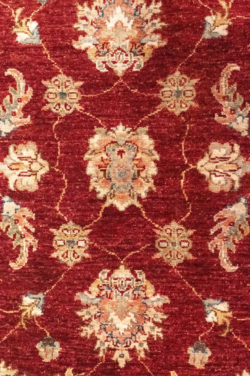 Loper Ziegler tapijt - 297 x 82 cm - rood