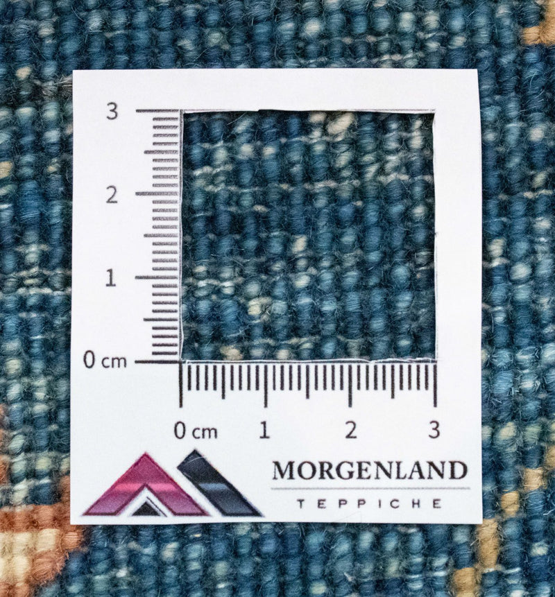 Loper Ziegler tapijt - 303 x 84 cm - blauw