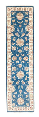 Loper Ziegler tapijt - 302 x 82 cm - blauw