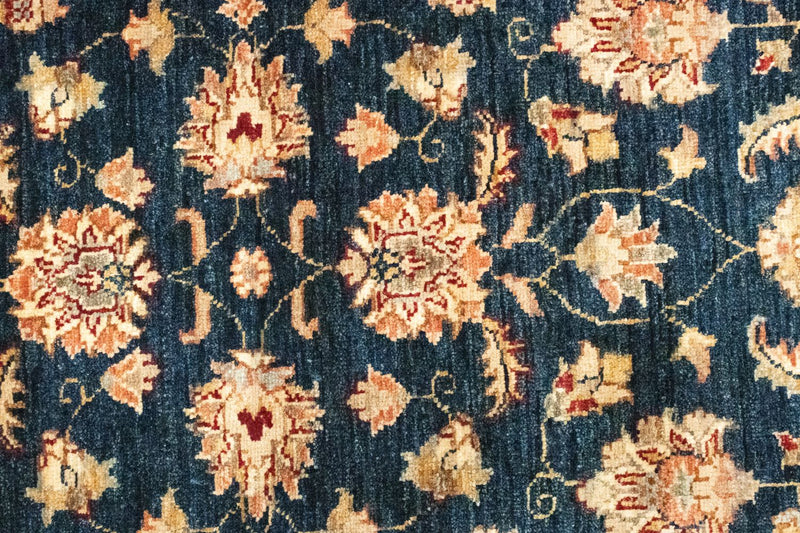 Loper Ziegler tapijt - 250 x 81 cm - blauw