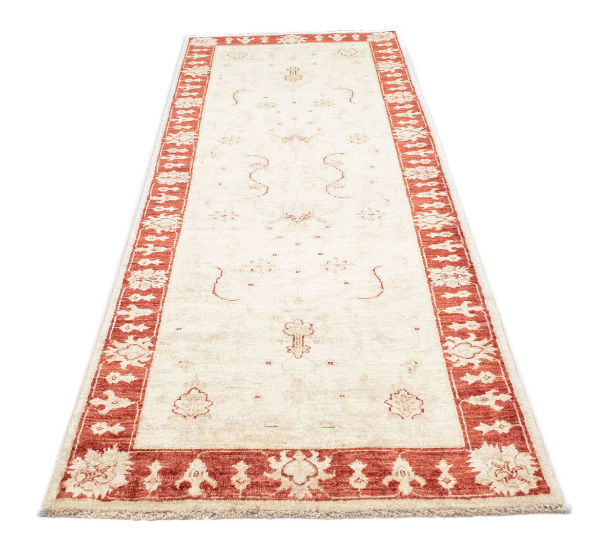 Loper Ziegler tapijt - 251 x 83 cm - beige