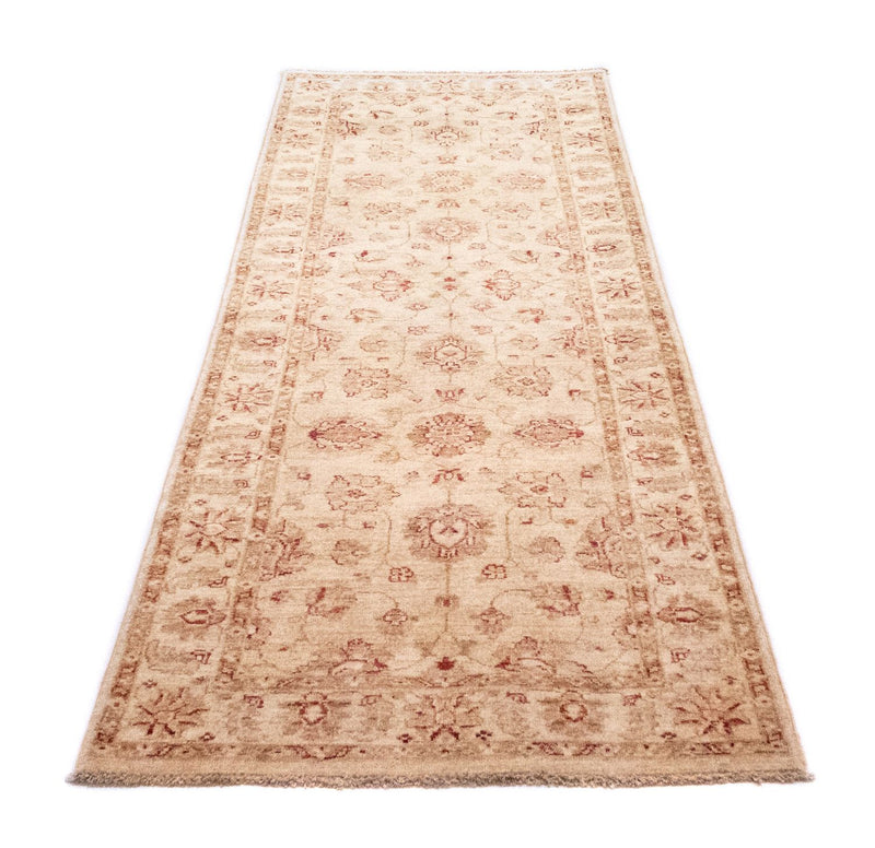 Loper Ziegler tapijt - 243 x 79 cm - beige