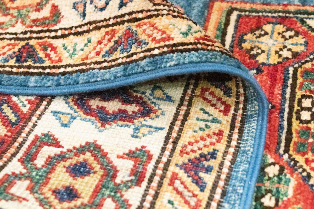 Loper Ziegler Tapijt - Kazak - 212 x 79 cm - blauw