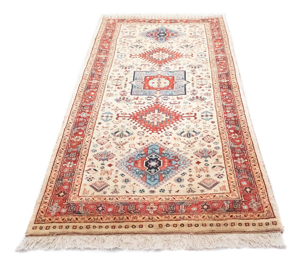 Loper Perzisch Tapijt - Nomadisch - 230 x 90 cm - beige